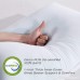 Cr Comfort & Relax Shredded Memory Foam Pillow with Bamboo Fiber Cover Queen Size 1-Pack - B01NBTMOOY