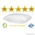 Down Alternative Pillow Cotton Cover Super Plush Microfiber Fill Hypoallergenic & Allergy Safe Bed Pillow - Soft and Breathable Sleeping Pillows Standard Size (20x26x1.5) - B0033506JO