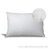 eLuxurySupply Overfilled Down Alternative Back/Side Sleeper Pillow - Hypoallergenic Fill - 100% Cotton Ticking - Set of 2  Queen - B00HUZ1M0A