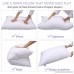 HOMEIDEAS Bed Pillows for Sleeping - (2 Pack Standard Size) - Super Soft Down-Alternative Luxury Hotel Pillows Dust Mite Resistant & Hypoallergenic NO FLAT! - B0756YGL47