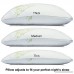 My Perfect Dreams ADJUSTABLE Bamboo ALOE VERA Shredded Memory Foam Pillow - SLEEP BETTER THAN EVER - Micro-Vented Bamboo Cover - Hypoallergenic and Dust Mite Resistant by (Standard) - B01NBRRO97