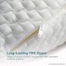 Pillows for Sleeping 2 Pack CertiPUR-US Shredded Memory Foam Pillow for Side Sleeper More Hypoallergenic Foam for Adjustable Washable Bamboo Breathable Cover - Queen - B075V5Z4WB