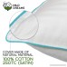 Pillows for sleeping 2 pack Standard size 20x26 inch - Down Alternative Pillow - Set of 2 Comfortable Bed Pillows - Best Hotel Pillows - Soft Hypoallergenic Material - Plush Gel Fiber-Warranty-White - B078M75BGZ