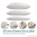 Pillows for Sleeping Bed Pillow for Side Sleeper Back Support Registered with FDA Hypoallergenic CertiPUR-US Shredded Memory Foam for Adjustable Loft Machine Washable Bamboo Cover - Queen - B071LHNBZX