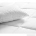 Superior White Down Alternative Pillow 2-Pack Premium Hypoallergenic Microfiber Fill Medium Density for Back Stomach and Side Sleepers - Standard Size Solid White - B005TOVUII