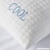 2pc Pillowcase EXtreme Cooling Fiber and Bamboo Fiber Pillow Cover with Zipper for Skin & Hair Health - Soft & Hypoallergenic King Size (20''x 36'' White) - B07CVXZXKZ