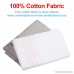 Balichun 300 Thread Count 100% Long Staple Cotton Pillowcases Set of 2 Ultra Soft Luxury Hotel Quality (King White) - B07BGQPWP6