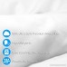 Bare Home 4 Pillowcases - Premium 1800 Ultra-Soft Collection - Bulk Pack - Double Brushed - Hypoallergenic - Wrinkle Resistant - Easy Care (Standard - 4 Pack White) - B075KWYMMM