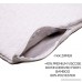 Coop Home Goods - Single QUEEN Removable Pillowcase - Bamboo Derived Viscose and Polyester Blend with Zipper Closure - Made in USA - B01HP24Q4G