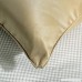 Evolive Faux Silk Solid Color Euro Sham Pillow Cover 26x26 (Gold) - B075Q5J4QN