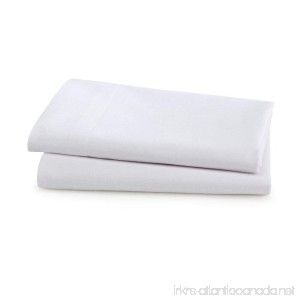 JMR White Standard Size Pillow Case/Cover 6pk Muslin T130 Economy (WHITE) - B075JRMQRC