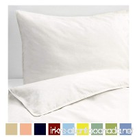 Kotton Culture Set of 2 Pillowcases Luxurious  Soft and Hypoallergenic 100% Egyptian Cotton 600 Thread Count Pillow Cover by (Standard Size- Queen/Full/Twin  White) - B06ZXWBJ67