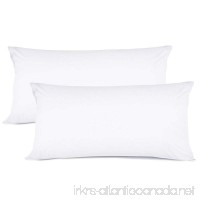 Lighting Mall Set of 2 Pillow Cases King Size  100% Brushed Microfiber Pillow Covers  Ultra Soft  Envelope Closure End  Wrinkle Free  Stain Resistant (Bright White) - B07D47KWCJ