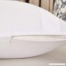 LilySilk Silk Pillowcase with Cotton Underside 19 Momme Mulberry silk 100% Cotton Fabric Zipper Closure 1pc White Standard 20x26 - B01MS3MI7Q
