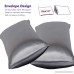 Minda Satin Pillowcases Set for Hair and Skin Standard Queen King Size Silk Pillowcase Prevents Sleep Wrinkles No Zipper Pillow Silk Pillowcase EASY TO WASH GIFT-Eye Mask(Gray Queen) - B07CNJH4HX