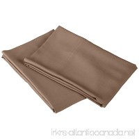 Rajlinen Egyptian Cotton - Set of 2 Pillow Cases -400 Thread Count - Soft and Cozy - King Size - Taupe Solid - B0799R6JKN