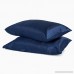 Royal Home Silky Satin Pillowcase (set of 2 pc) (Navy King) - B07BSYLBCF