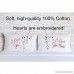 Rubies & Ribbons I Love You I Love You More Embroidered Pillowcases for Couples - His and Hers Birthday Valentines Day Anniversary Gift Set of 2 Pillow Covers - B06Y6JXPM6