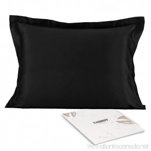 Satin Silk Pillowcase Pillow Covers - YANIBEST Satin Silk Pillowcase For Facial Beauty Hair and Health Care with Envelope Closure Faux Mulberry Silk Fabric Pillow Shams Queen Standard - B074K29VVH