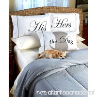 The Lakeside Collection 3-pc. His  Hers  the Dog Pillowcase Set - B073PK9L58
