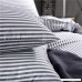 VM VOUGEMARKET Bedding Cotton Striped PillowCases (Pack of 2) Standard Queen Pillow Covers with Envelope Closure End 20×26(Queen Stripe) - B074TYW2CV