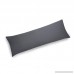YAROO Body Pillow Cover 21x54 Inch Body Pillowcase 400 Thread Count 100% Egyptian Cotton Envelope Closure Solid Dark Gray. - B07C2K6KHM