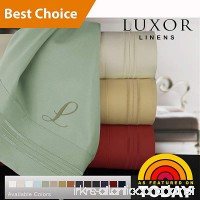 Egyptian Pillowcases - Ultra Soft  Luxurious  Wrinkle & Fade Resistant Premium Hotel Quality- Giovanni Line by Luxor Linens (2 King Size Cases  Sage) - B0731NZJCW
