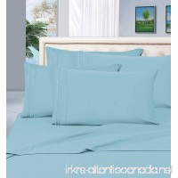 Elegant Comfort 1500 Thread Count Egyptian Quality Wrinkle Fade and Stain Resistant 4-Piece Bed Sheet Set  Deep Pocket  HypoAllergenic  California King  Aqua - B003IVKAQC