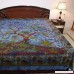 New Cotton King Size Bed Sheet Bed Cover Tree of Life Bed Spread Wall hanging - B075KPL496