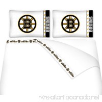 NHL Boston Bruins 5 Pc Full Bedding Set Comforter and Sheets - B002VK99VS