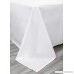 PHF Hotel Collection Flat Sheet 200T Cotton Polyester Percale 2 Pieces King Size White - B0736N9FGT
