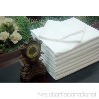 Union Hospitality Linens 6 Flat Sheet White T-250 Percale Hotel Linen (Available in Bulk/Dozens) (Queen) - B00J7LFKC6