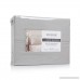 Vivendi Luxury Sateen 100% Cotton 4 Piece Sheet Set - Queen Silver Grey - B06XDKSLTJ