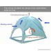 BESTEN Floorless Indoor Privacy Tent on Bed for Warm and Cozy Sleep inside Drafy Room (FULL/QUEEN Blue Mint) - B075K5G239