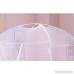 CdyBox Foldable Baby Adult Double Zipper Door Sleeping Yurt Mosquito Net Bed Canopy with Stand (L Purple) - B011ECTMLU