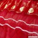 cheerfullus Round Dome Bed Canopy Netting Princess Mosquito Net - Splendid Rose (Red) - B07CVBYN93