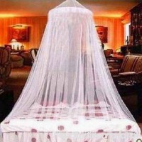 Elegant Lace Bed Canopy Mosquito Net White - B07FQY778W