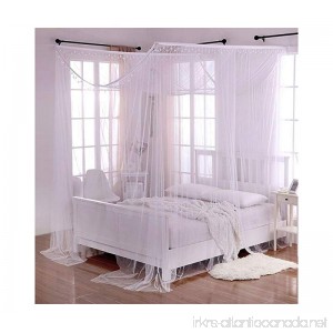 Heavenly 5007322 Crystal 4-Post Bed Canopy White One Size - B008Y2619U