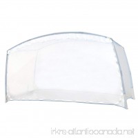 MonkeyJack White Freestanding Bed Canopy Mosquito Net Tent Fly Midge Netting King Queen Size 190CM - White  S-Single door - B074M7ZCV1