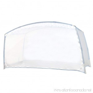 MonkeyJack White Freestanding Bed Canopy Mosquito Net Tent Fly Midge Netting King Queen Size 190CM - White S-Single door - B074M7ZCV1