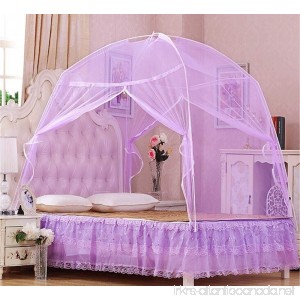 Nattey Pink Bedding Canopy Mosquito Net Tent For Twin Queen Small King Bed Size (Queen) - B01HR36U4W
