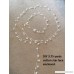 OctoRose DIY 3.75 yards Star Lace enclosed Cream Hoop Bed Canopy Mosquito Net Fit Crib Twin Full Queen King - B004RUHUQQ