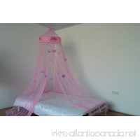 OctoRose Princess Crown Bed canopy  mosquito net for crib  twin  full  queen or king size (Pink) - B01KWPSJF0