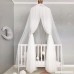 Per Children Dome Fantasy Netting Curtains Play Tent Bed Canopy Mosquito Net with Round Lace Baby Boys Girls Game House(White) - B074V5BHZ1