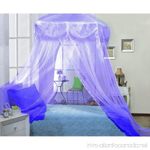 Purple Lilac Four Corner Square Princess Bed Canopy By Sid - B003WN54Z8