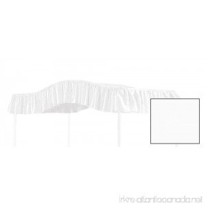 The Furniture Cove Full Size Solid White Canopy Top Fabric - Perfect for your existing canopy frame! - B00BIOXAFO