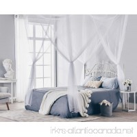 Truedays Four Corner Post Bed Princess Canopy Mosquito Net  Full/Queen/King Size - B0107UEY68