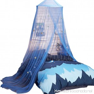 Uarter Boho Princess Mosquito Net Girls Mosquito Net Bed Canopy Bed Conical Curtains with Luminous Butterflies - B0736TPSJ1