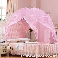 WOB BOW Mongolia Mosquito Net for Double Single Bed Netting Curtains Canopy Fly Screen Bed Frame Draperies (pink  110200125) - B07CZ18XYZ
