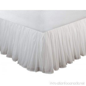Greenland Home Cotton Voile Bedskirt Twin White - B006W31DZ0